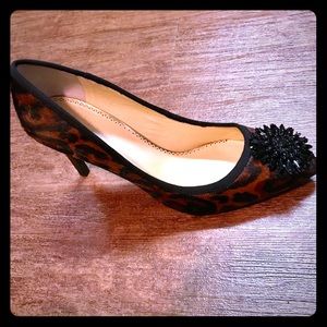 C. Wonder embellished animal print heels
